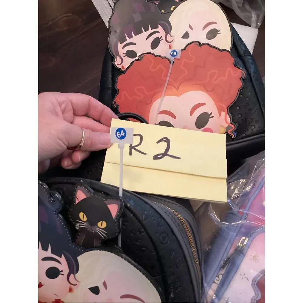 Loungefly Disney Hocus Pocus Sanderson Sisters Halloween Chibi Mini Backpack 90s